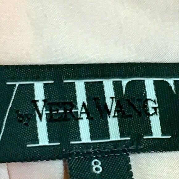 Vera Wang Size 8 V-Neck Wrapped Dress - Picture 3 of 16